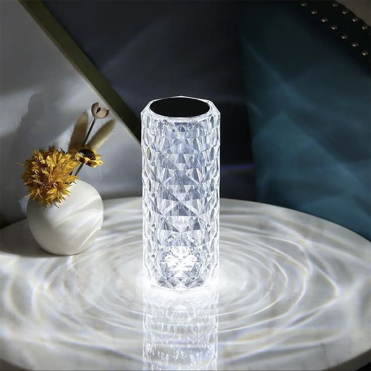 Cryestal Rose Lamp (3)