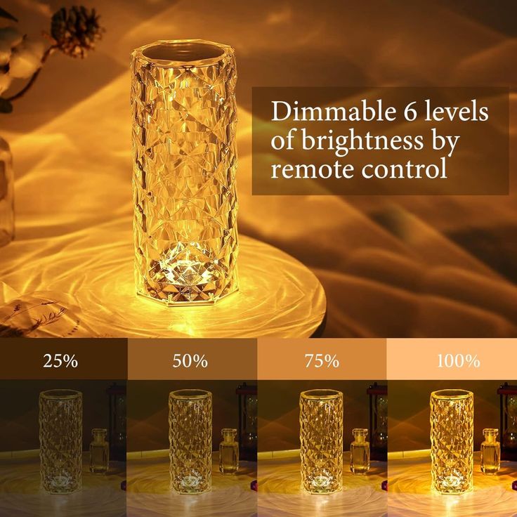 Cryestal Rose Lamp (6)