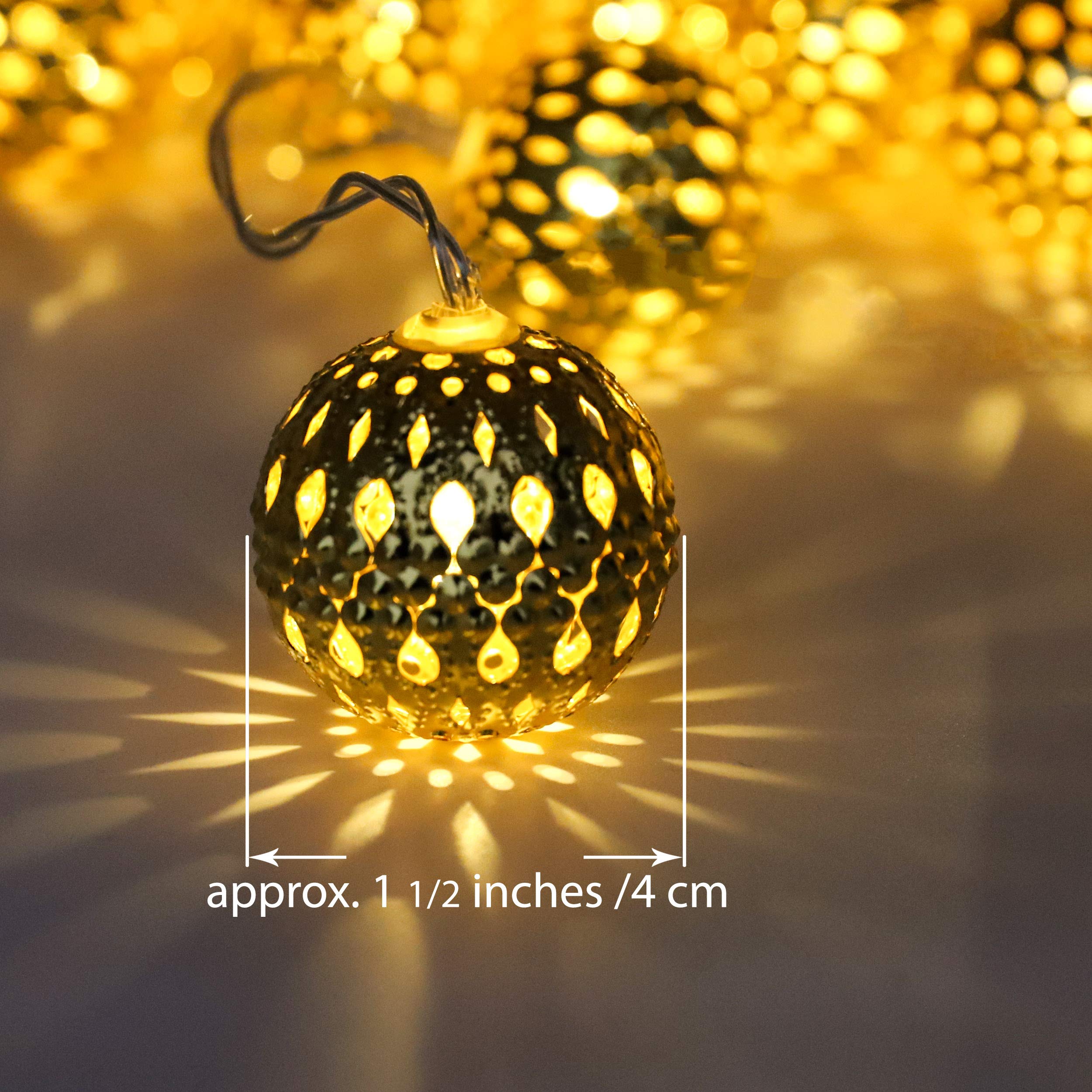 Metal Ball Golden (2)