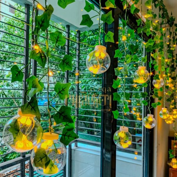 Leaf Wish ball golden light